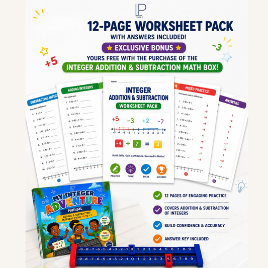 Integer Addition & Subtraction Worksheets (DIGITAL PRODUCT)